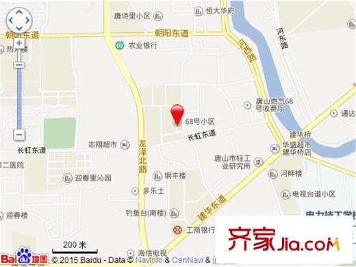 68號(hào)小區(qū)交通圖 