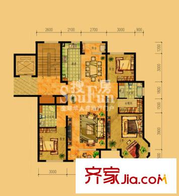 南園公寓 2室 戶型圖