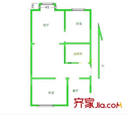 南園公寓 戶型圖