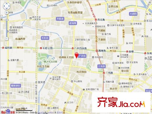 廣澤名軒交通圖