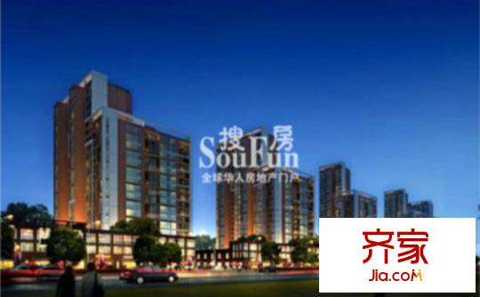 裕華嘉苑三期外景圖夜景外立面效果圖（2014-04-30）