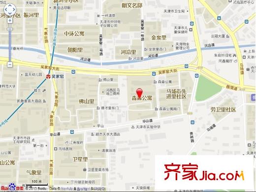 森淼公寓交通圖