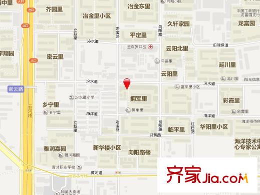 擁軍里交通圖