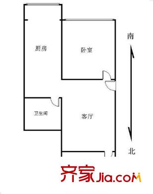 裕豐樓 2室 戶型圖
