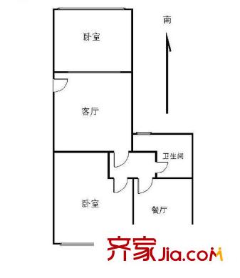 裕豐樓 2室 戶型圖