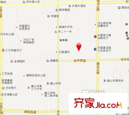 裕豐樓交通圖唐山  