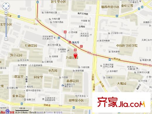 萬(wàn)德花園交通圖