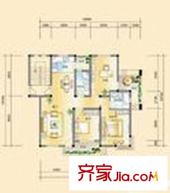 萬(wàn)德花園 3室 戶型圖