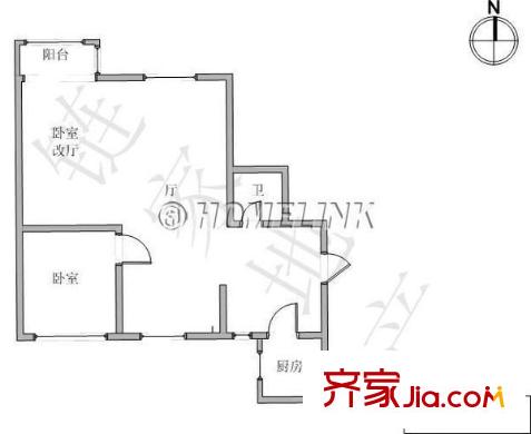 津濱雅都公寓 0室 戶型圖