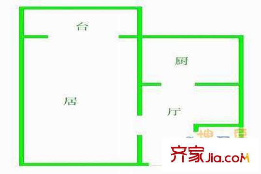 東江南里戶型圖戶型圖 1室1廳1衛(wèi)1廚