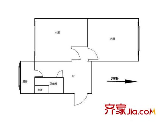 嘉陵?yáng)|里 0室 戶型圖