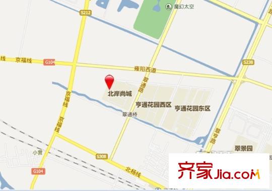 北岸尚城交通圖