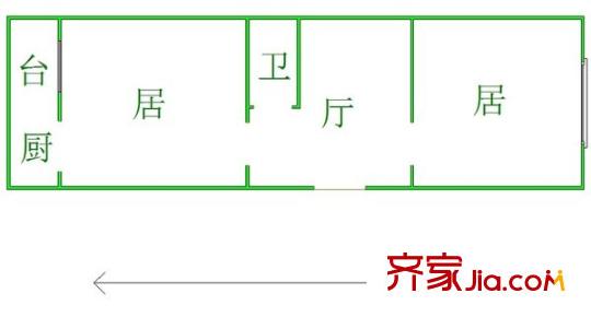 ?？道?2室 戶型圖