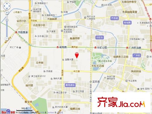 臨渭家園交通圖