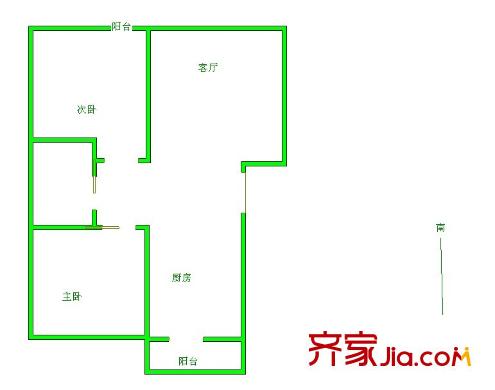 幸?；▓@108平米臨街的戶型圖