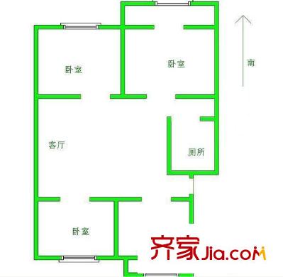 唐山 銀安花園 戶型圖
