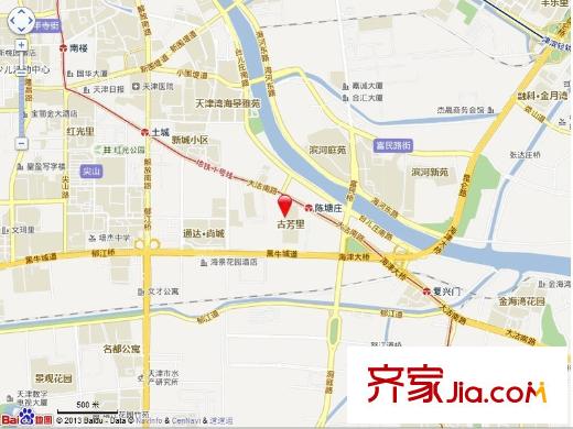 復(fù)興門家園交通圖