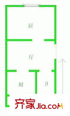 瑞德里戶型圖戶型圖 1室1廳1衛(wèi)1廚