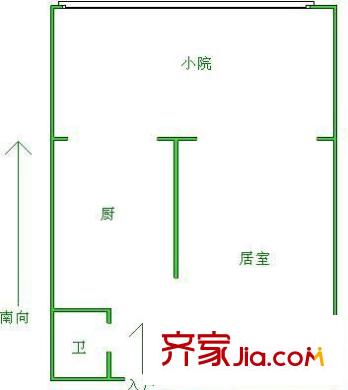 云山里戶型圖戶型圖 1室1衛(wèi)1廚