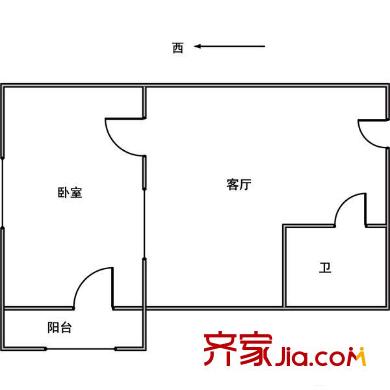 芳園里 1室 戶型圖