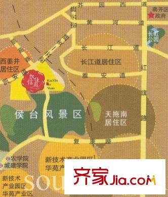 凱信佳園交通圖