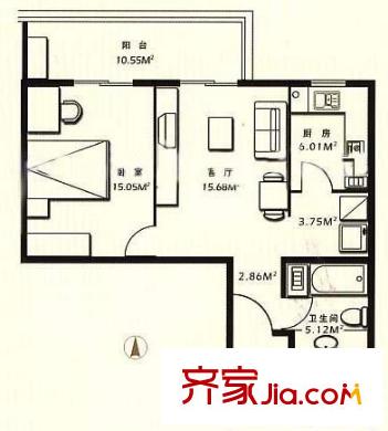 凱信佳園 0室 戶型圖