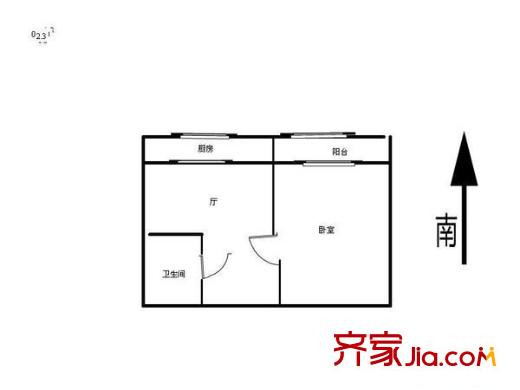 南江西里 0室 戶型圖
