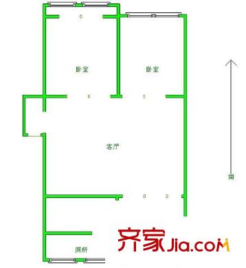 鳳祥園 2室 戶型圖