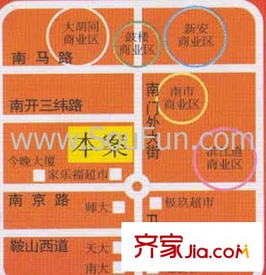 博泰名居交通圖