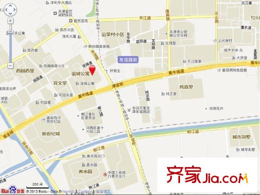 友誼花園交通圖