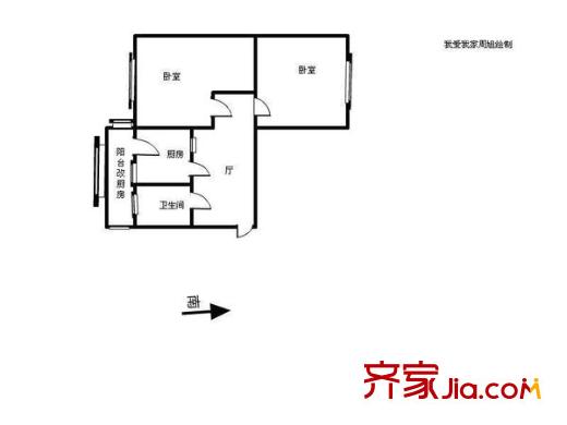 燕園里 0室 戶型圖