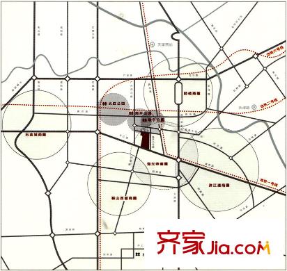 融僑觀邸交通圖