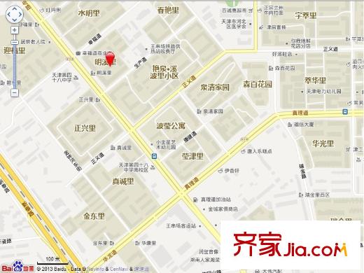 明溪里交通圖