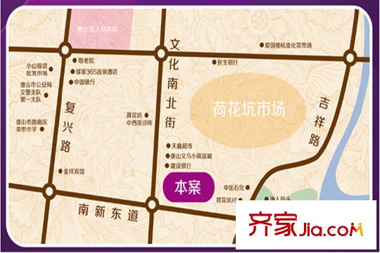 恒基荷唐悅色交通圖