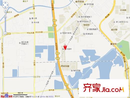旭水藍(lán)軒交通圖