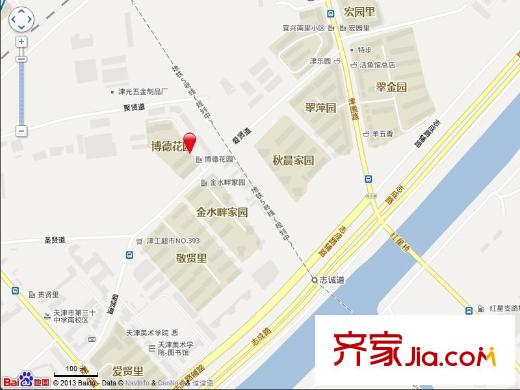 博德花園交通圖