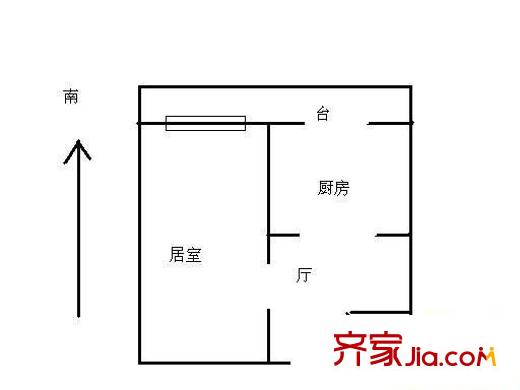 臥龍南里戶型圖 戶型圖 1室1廳1衛(wèi)1廚