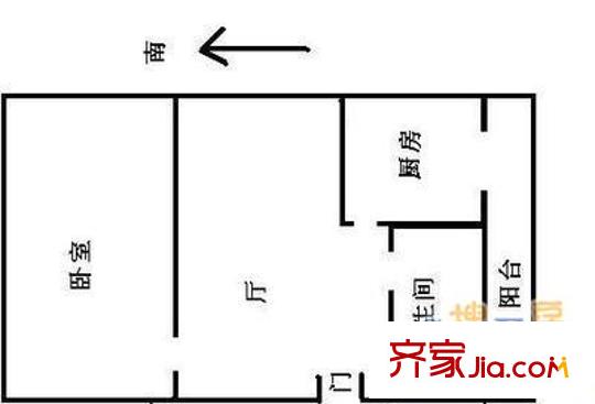 欣苑公寓戶(hù)型圖戶(hù)型圖 1室1廳1衛(wèi)1廚