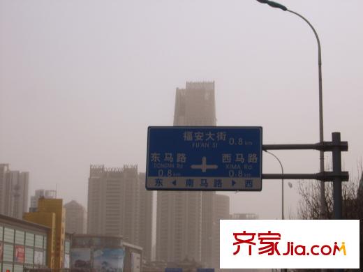天津大悅城悅府配套圖周邊交通路牌