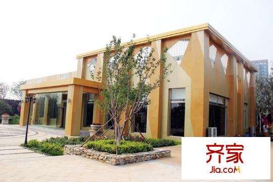 鼎旺90社區(qū)售樓處一角實(shí)景（2014-07-10）