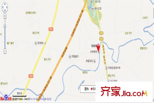 水岸明苑交通坐標(biāo)圖