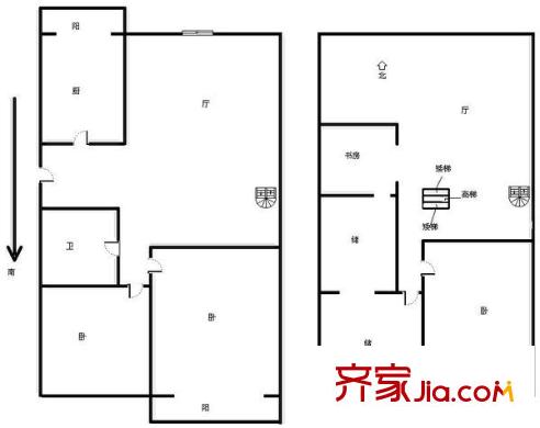 翠水園戶(hù)型圖戶(hù)型圖 3室2廳2衛(wèi)1廚