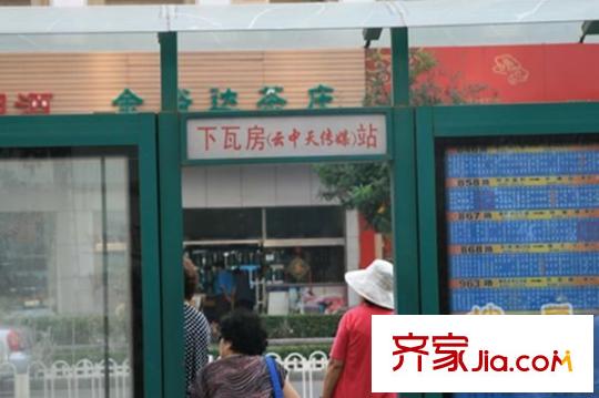 博軒園配套圖距項(xiàng)目300米下瓦房公交站