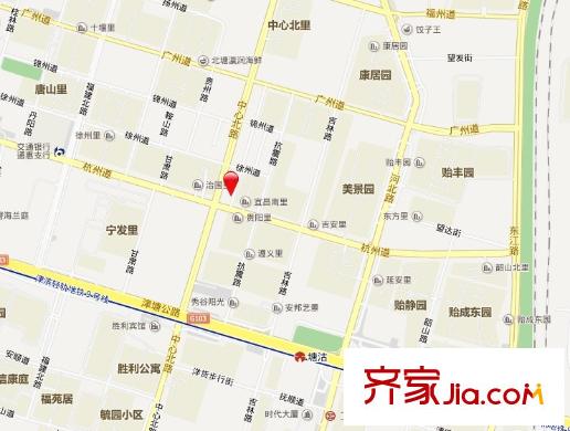 中心北路交通圖