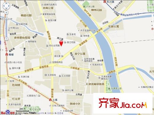 香江花園交通圖