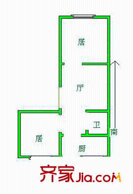 春艷里 2室 戶型圖