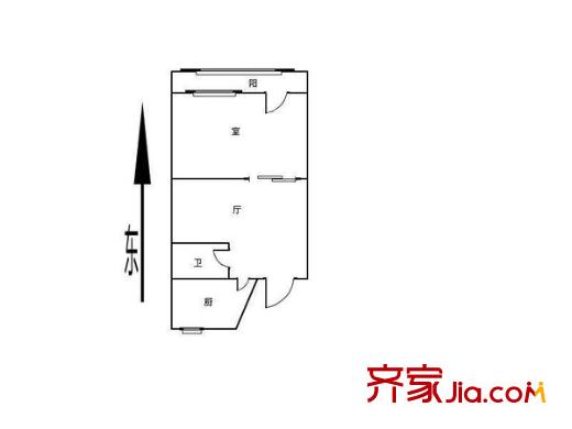 金昆里戶型圖戶型圖 1室1廳1衛(wèi)1廚