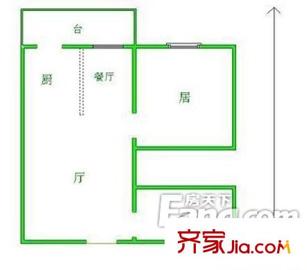富邦花園戶型圖戶型圖 1室