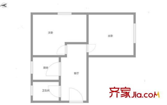 恩德西里 2室 戶型圖