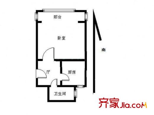 雅安西里 1室 戶型圖